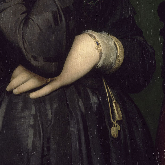 Madame Flandrin, épouse de l'artiste, détail