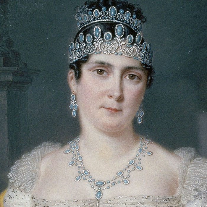 Portrait de l’impératrice Joséphine, détail
